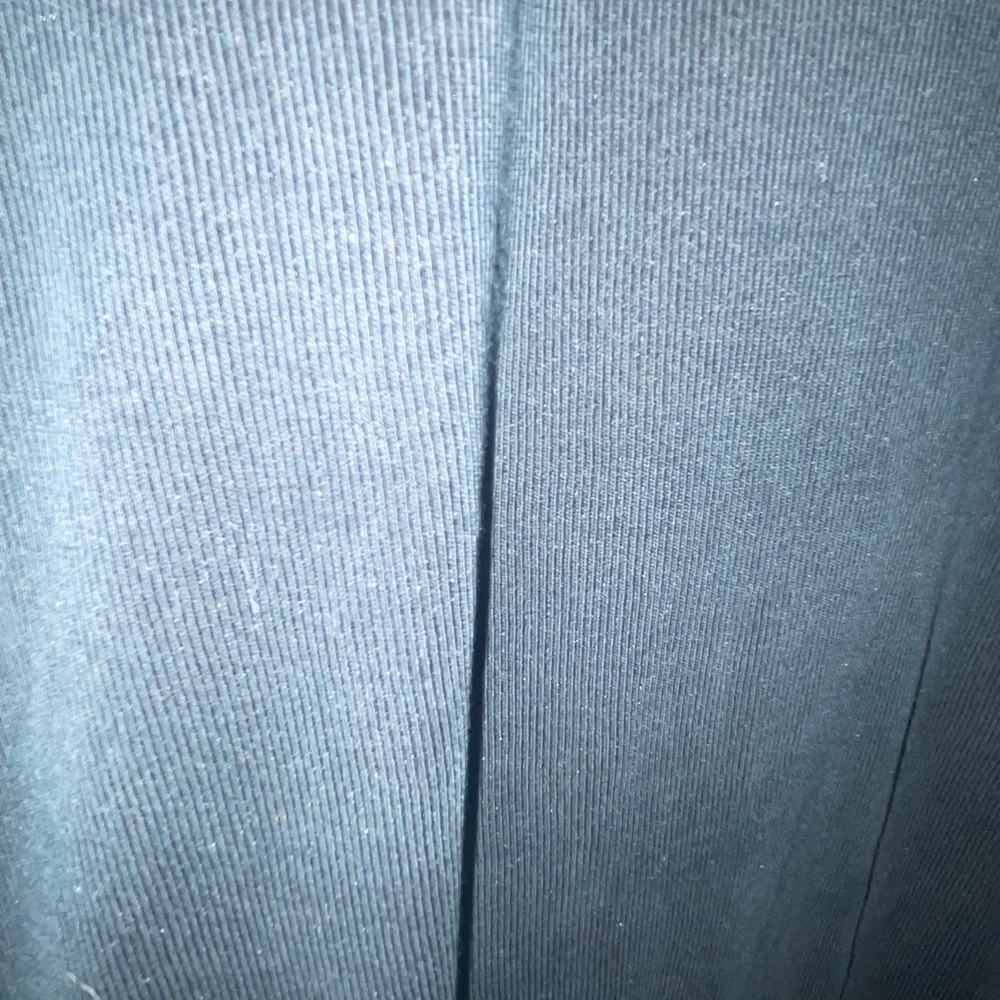 Gray Ribbed Knit Fabric